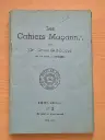 Les cahiers Maçonniques du Grand Orient de Belgique - Volumes 1, 2, 3 et 4